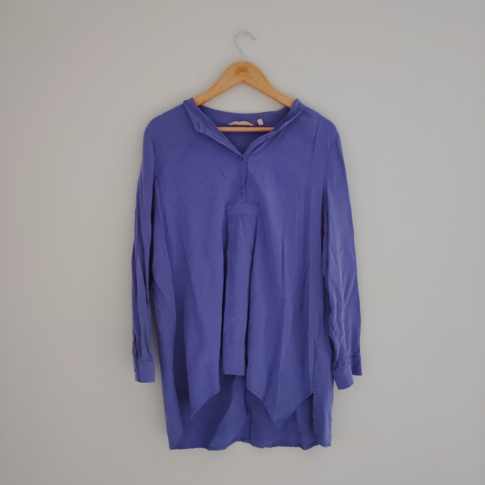 Soft Surroundings Quarter Button Long Sleeve